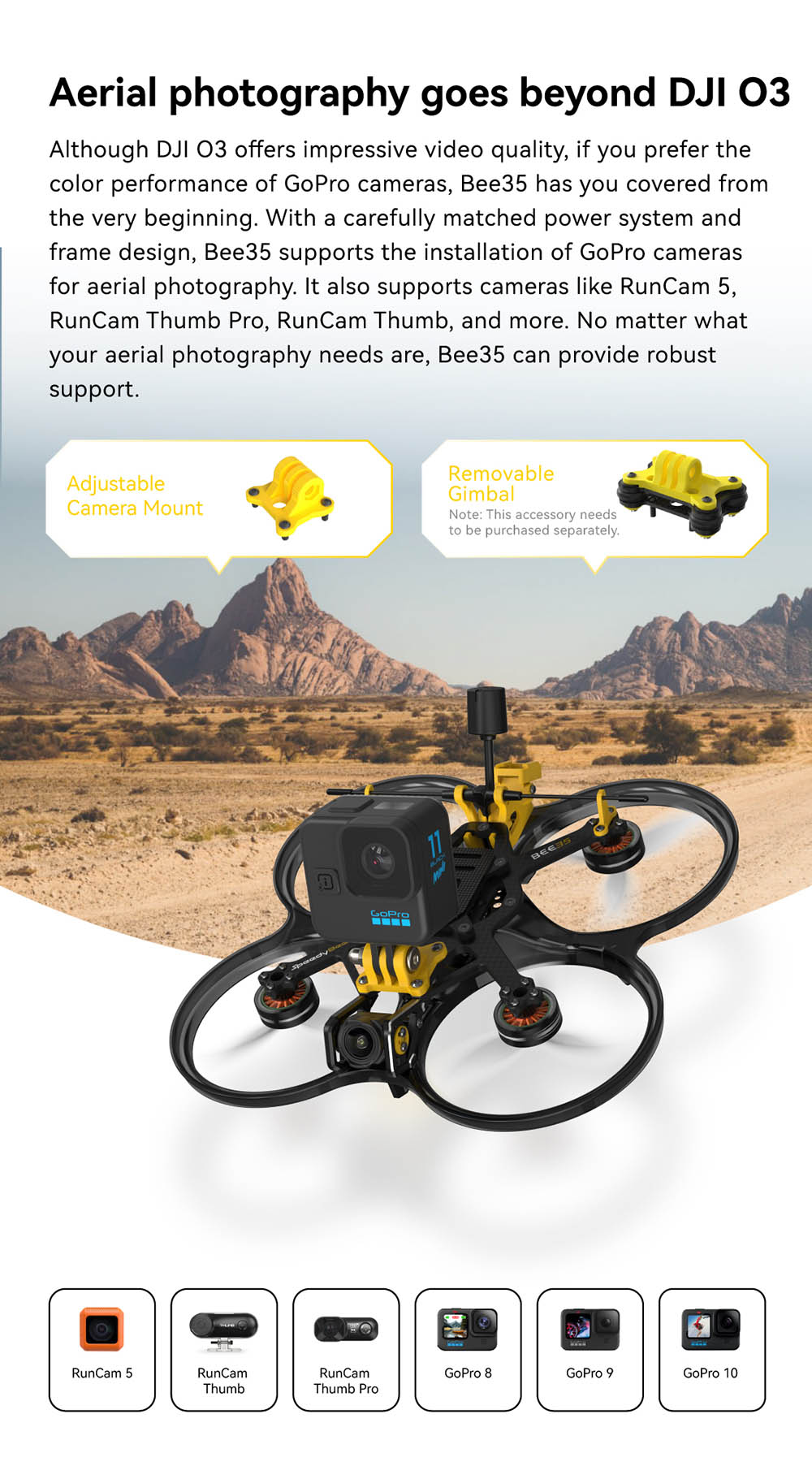 SpeedyBee-Bee35-Analog--DJI-O3-HD-F4-6S-35-Zoll-RC-FPV-Racing-Drohne-PNP-BNF-1999945-6